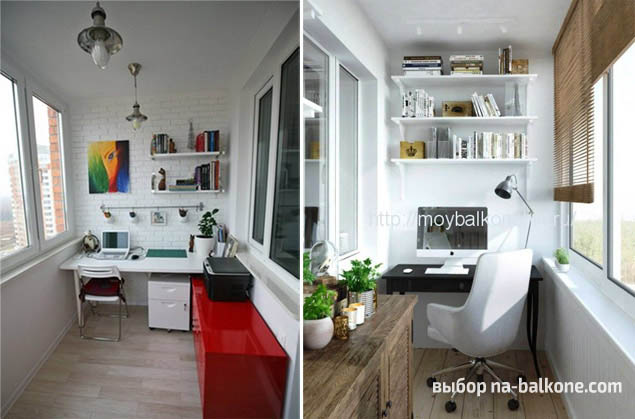 Шикарный кабинет на балконе своими руками: фото до и после