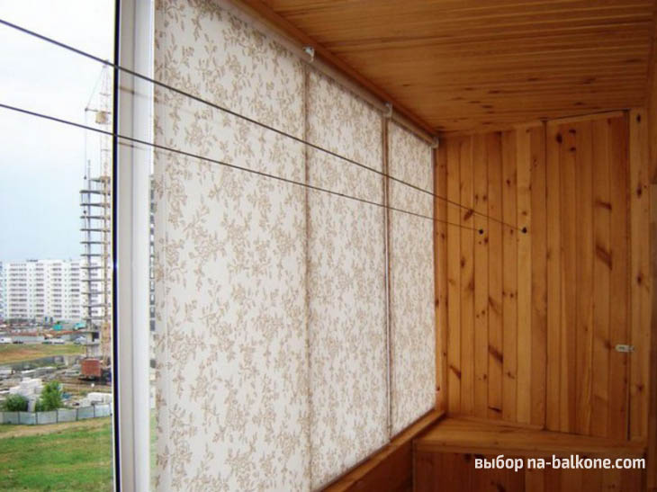 20 вариантов штор для балкона (фото)