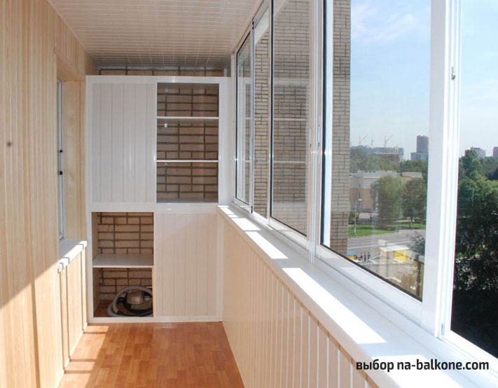 Чем обшить балкон изнутри