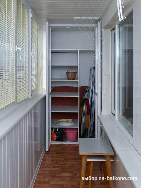 Шкафчик на балкон – выбери лучший или сделай сам! (50 фото)
