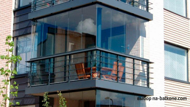 20 фото балконов с панорамным остеклением