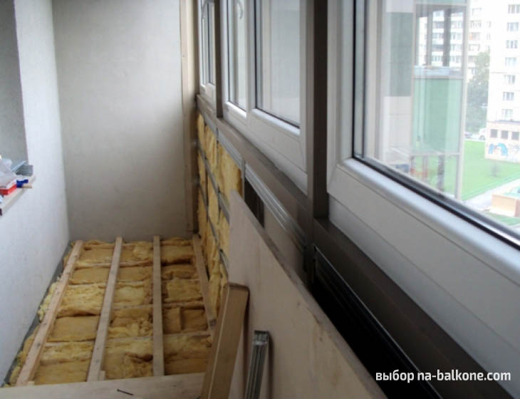 Этапы утепления балконного пола (10 фото)